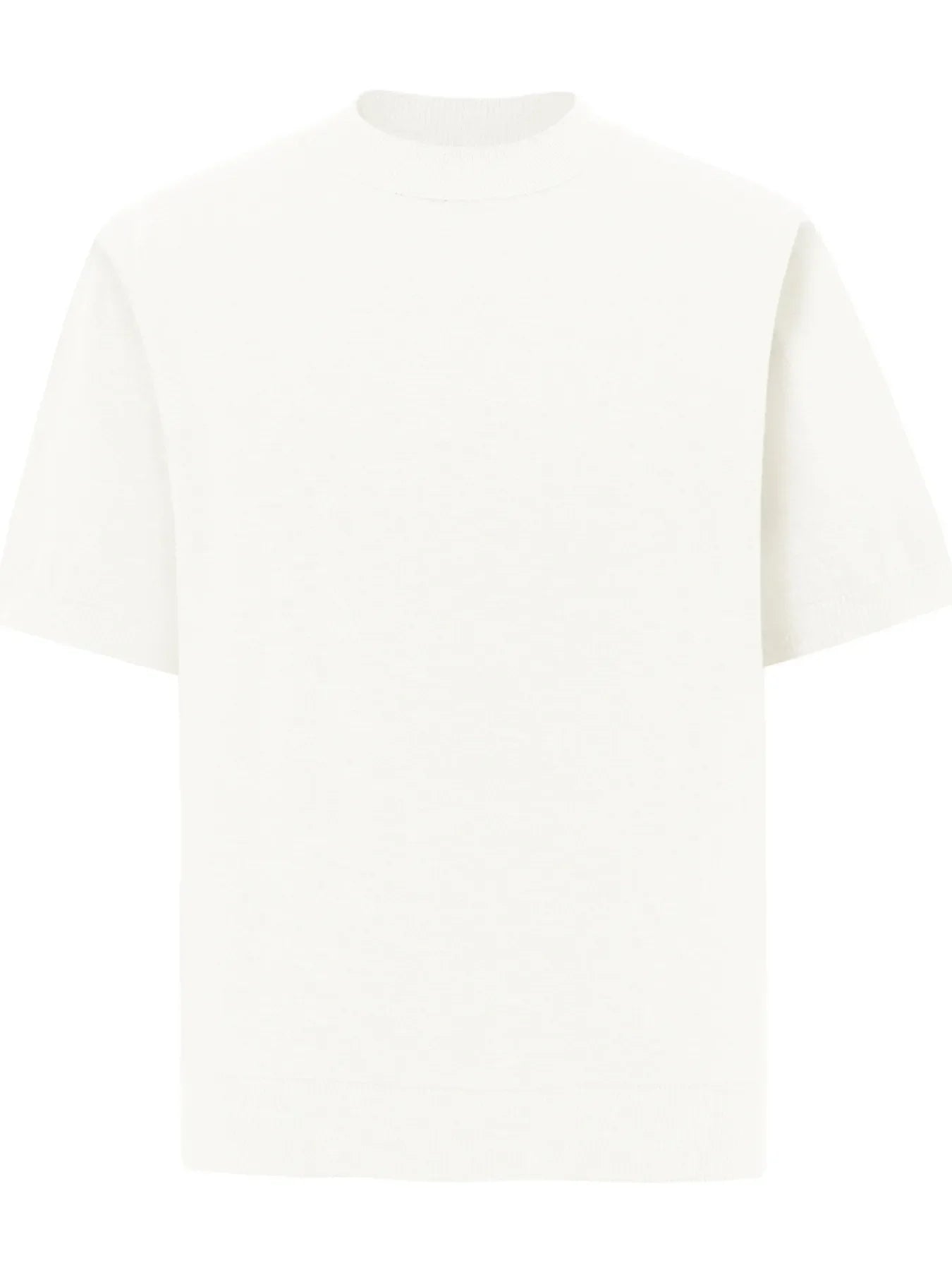 Men's Round Neck Short Sleeve T-Shirt White / M