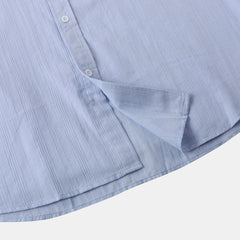 Men's Short Sleeve Button Down Shirt with Chest Pocket