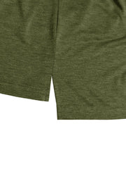 Men's Short Sleeve Henley Button Top