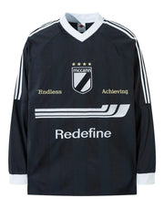 Men's Side Striped Long Sleeve T-Shirt Black / M