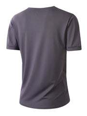 Men's Solid Color Short Sleeve T-Shirt