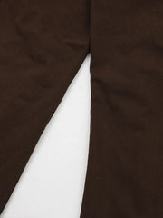 Men's Straight Cargo Jeans with Drawstring Hem