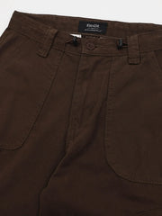 Men's Straight Cargo Jeans with Drawstring Hem