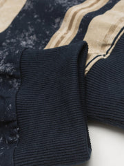 Men's Striped Long Sleeve Sweatshirt