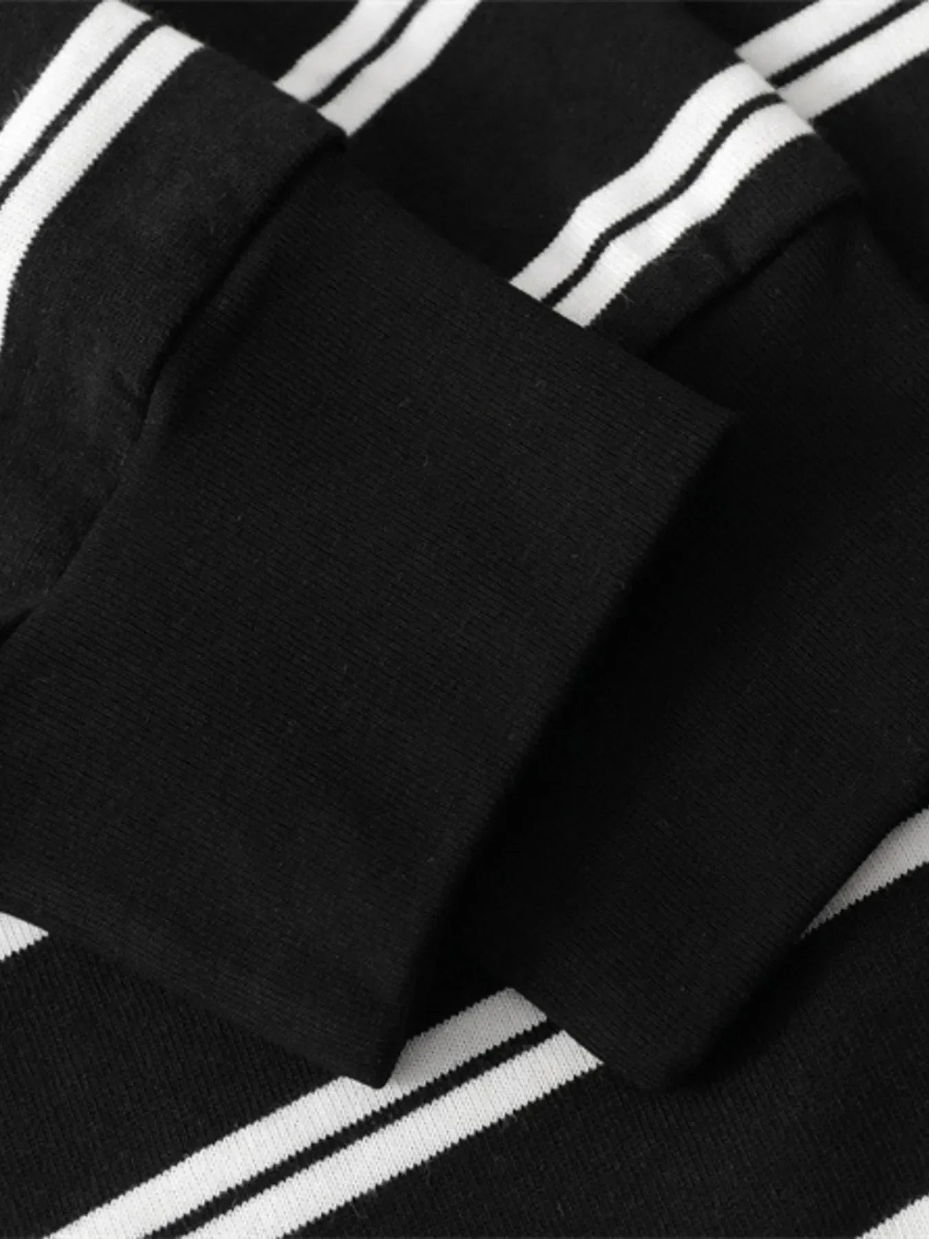 Men's Striped Round Neck Long Sleeve T-Shirt