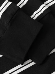 Men's Striped Round Neck Long Sleeve T-Shirt