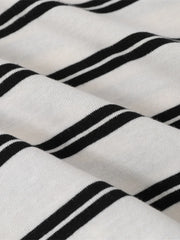 Men's Striped Round Neck Long Sleeve T-Shirt