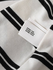 Men's Striped Round Neck Long Sleeve T-Shirt