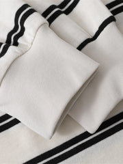 Men's Striped Round Neck Long Sleeve T-Shirt