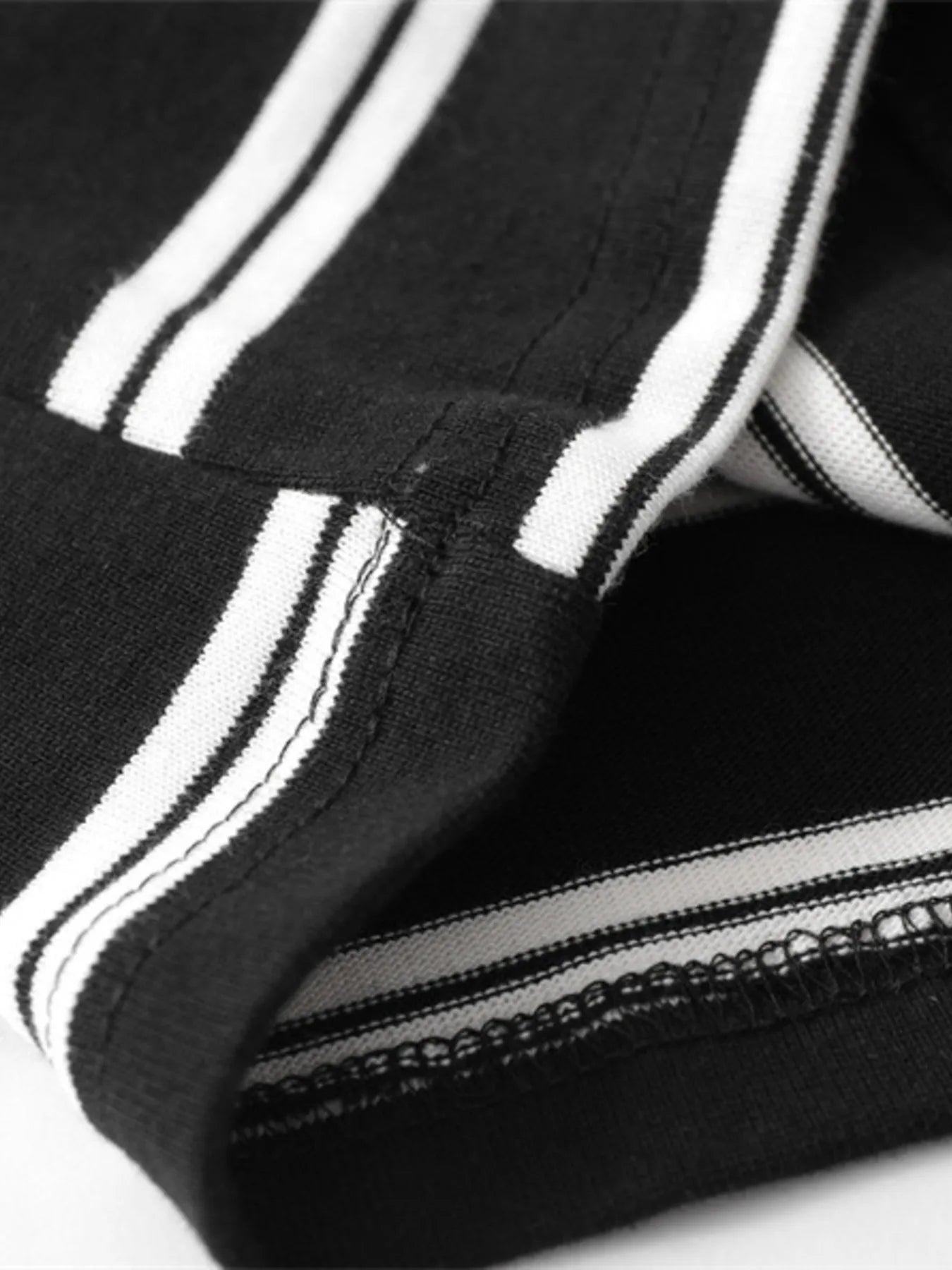 Men's Striped Round Neck Long Sleeve T-Shirt