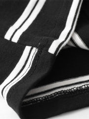 Men's Striped Round Neck Long Sleeve T-Shirt