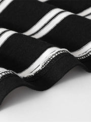 Men's Striped Round Neck Long Sleeve T-Shirt