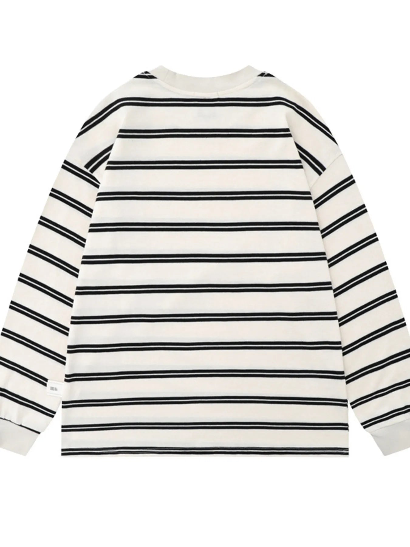 Men's Striped Round Neck Long Sleeve T-Shirt