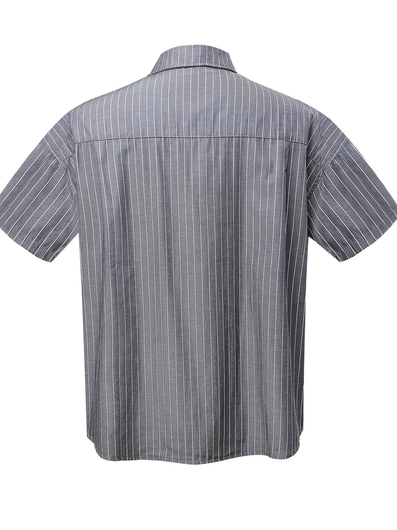 Men's Striped Short Sleeve Shirt