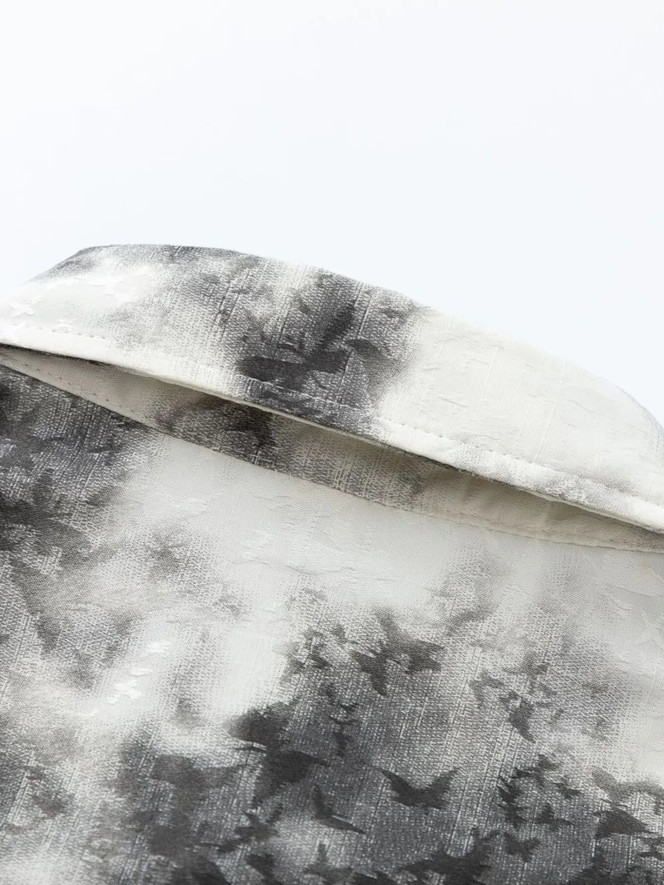 Men's Tie-Dye Print Short Sleeve Shirt