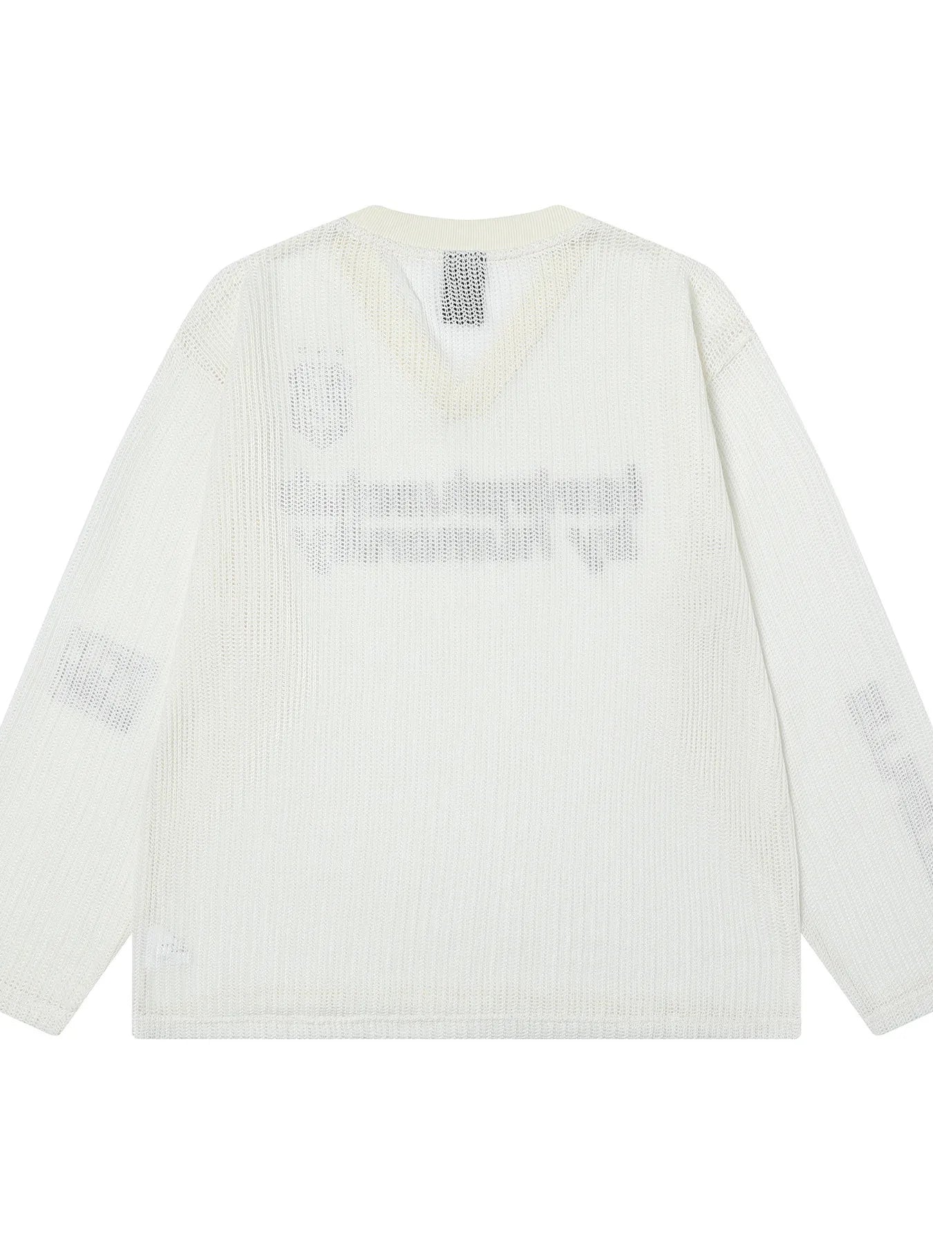 Men's V-Neck Graphic Mesh T-Shirt