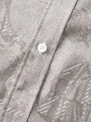 Men's Vintage Print Short Sleeve Casual Shirt