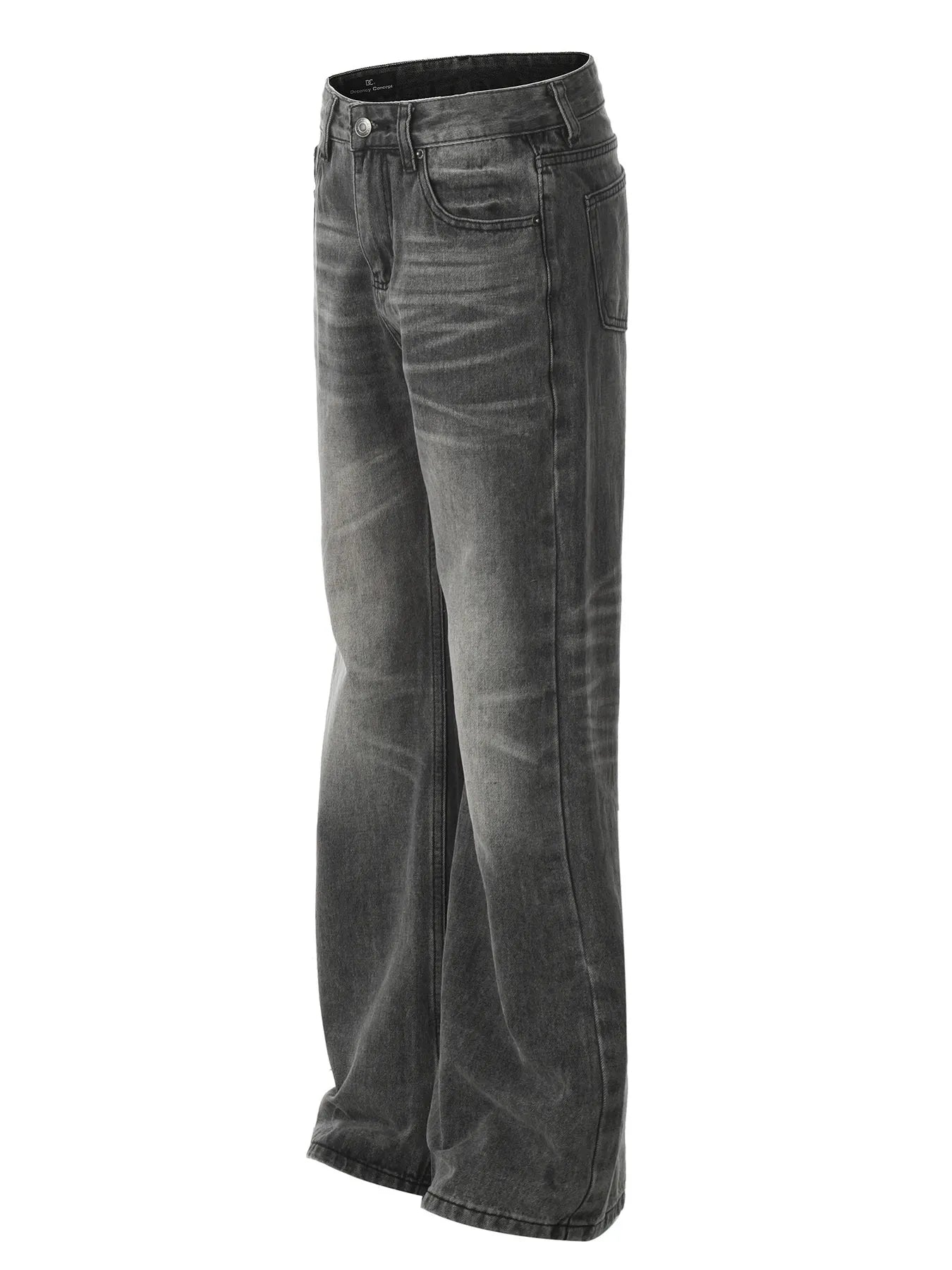 Men's Vintage Washed Straight Leg Jeans