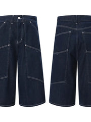 Men's Wash Cargo Denim Shorts