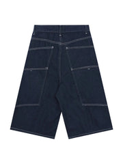 Men's Wash Cargo Denim Shorts