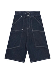 Men's Wash Cargo Denim Shorts