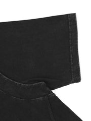 Men's Wash Graphic Round Neck T-Shirt