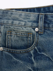 Men's Wash Relaxed Fit Denim Shorts