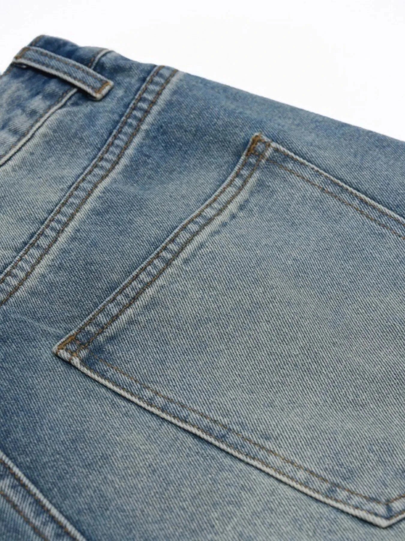 Men's Wash Relaxed Fit Denim Shorts