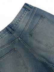 Men's Wash Relaxed Fit Denim Shorts