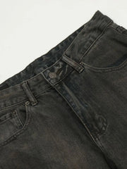 Men's Wash Straight Leg Jeans
