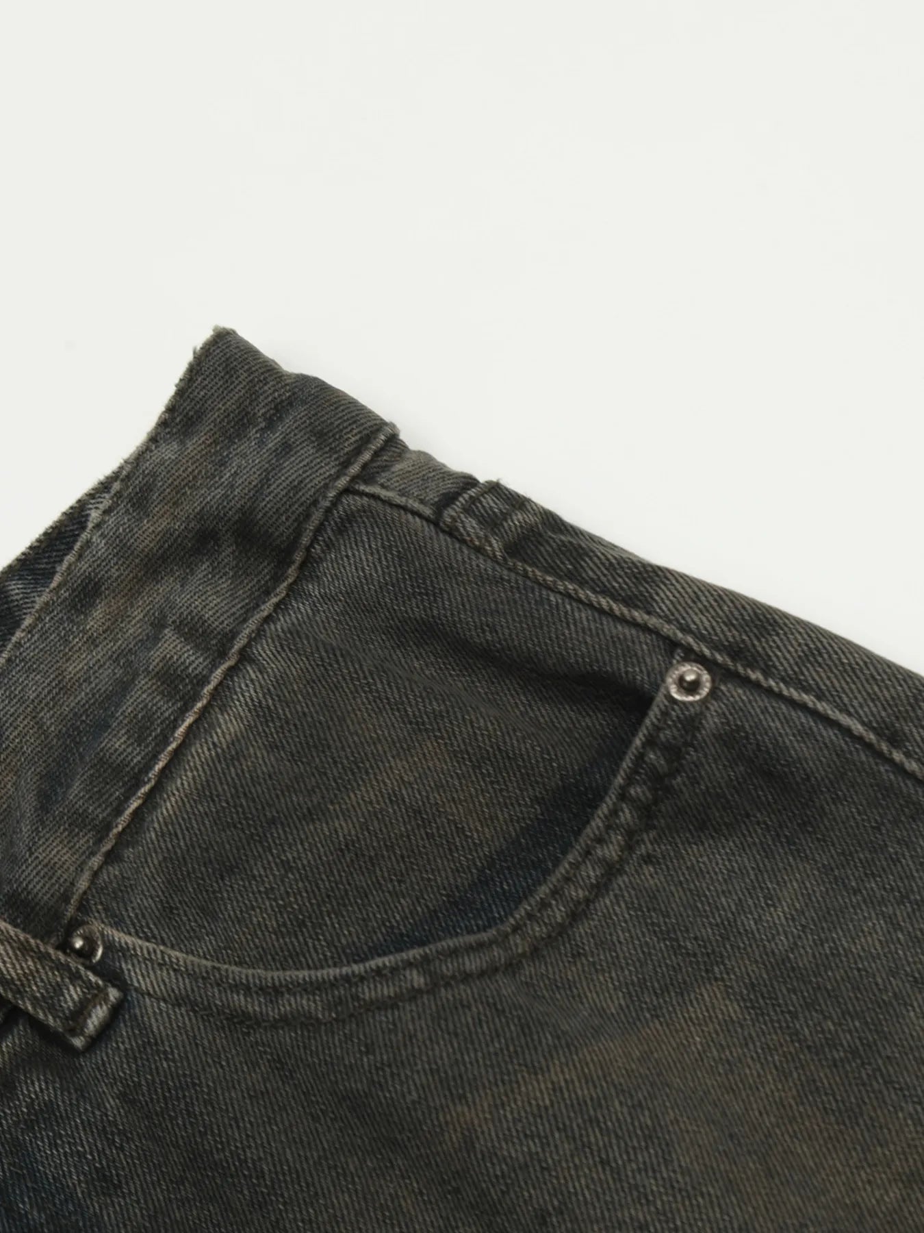 Men's Wash Straight Leg Jeans