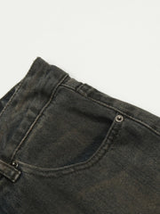 Men's Wash Straight Leg Jeans