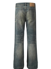 Men's Wash Straight Leg Jeans