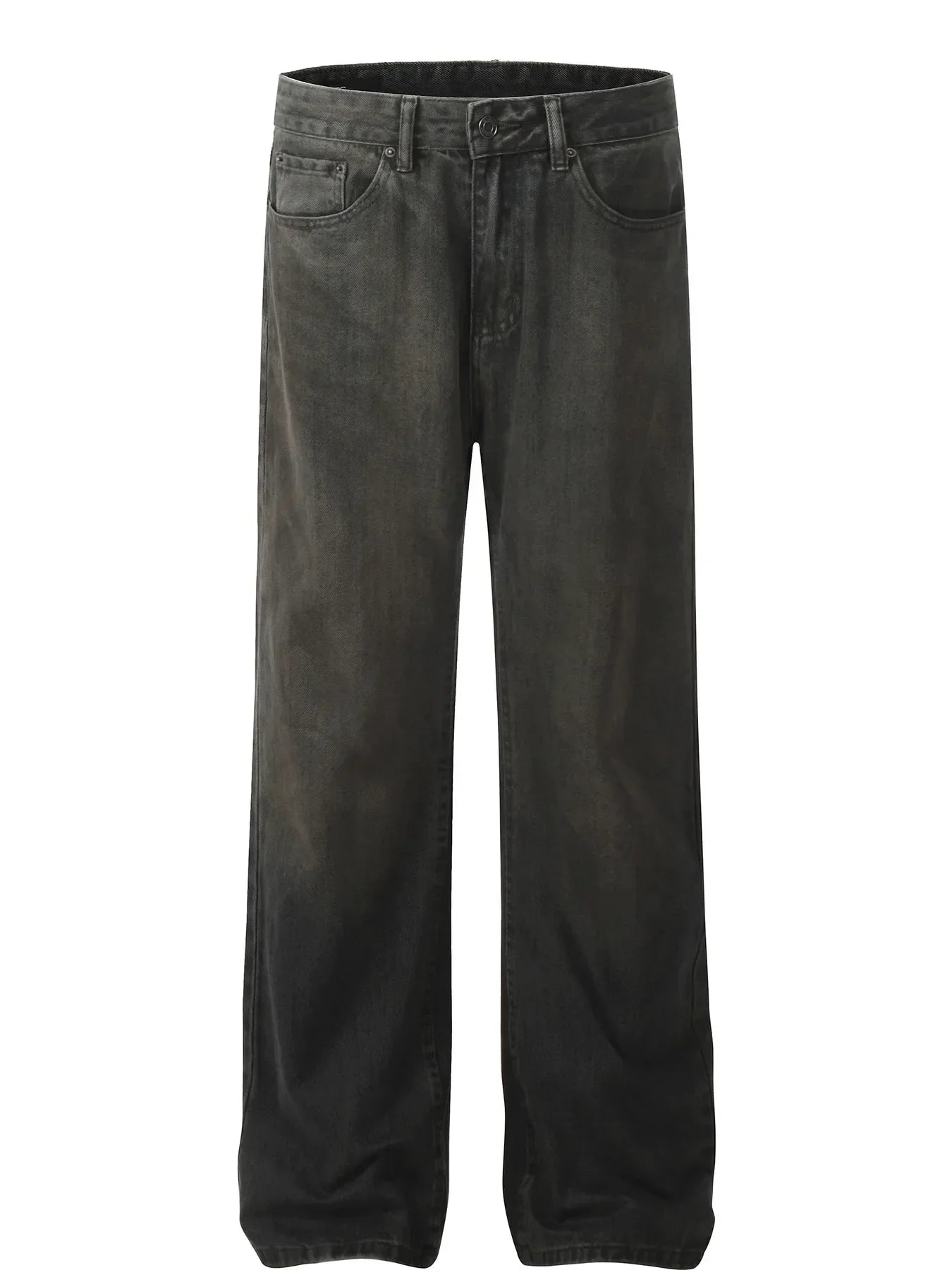 Men's Wash Straight Leg Jeans Black / S