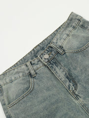 Men's Wash Wide Leg Cargo Jeans