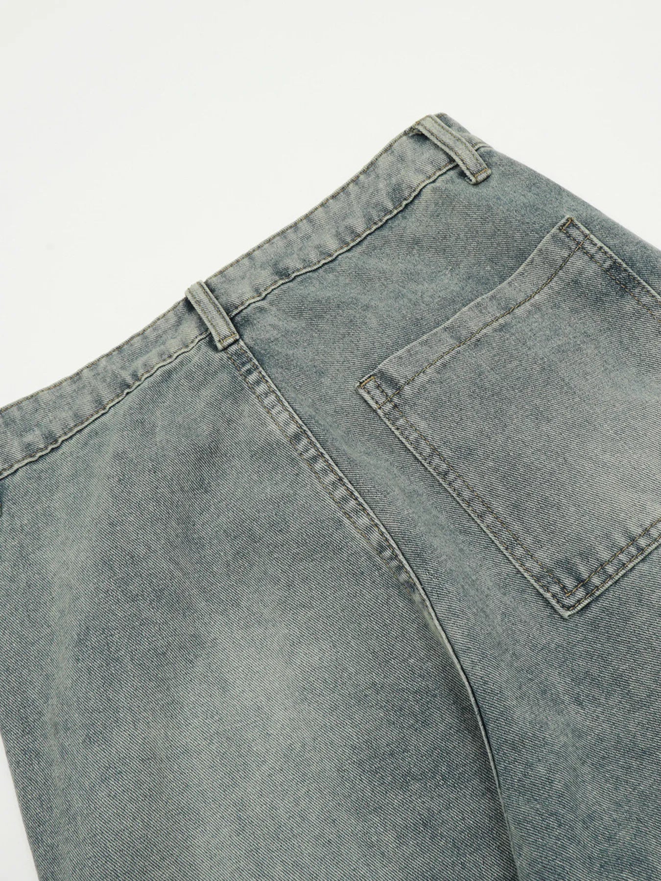 Men's Wash Wide Leg Cargo Jeans