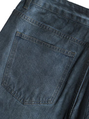 Men's Wash Wide Leg Jeans
