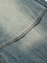 Men's Wash Wide Leg Jeans