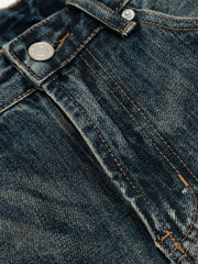 Men's Wash Wide Leg Jeans