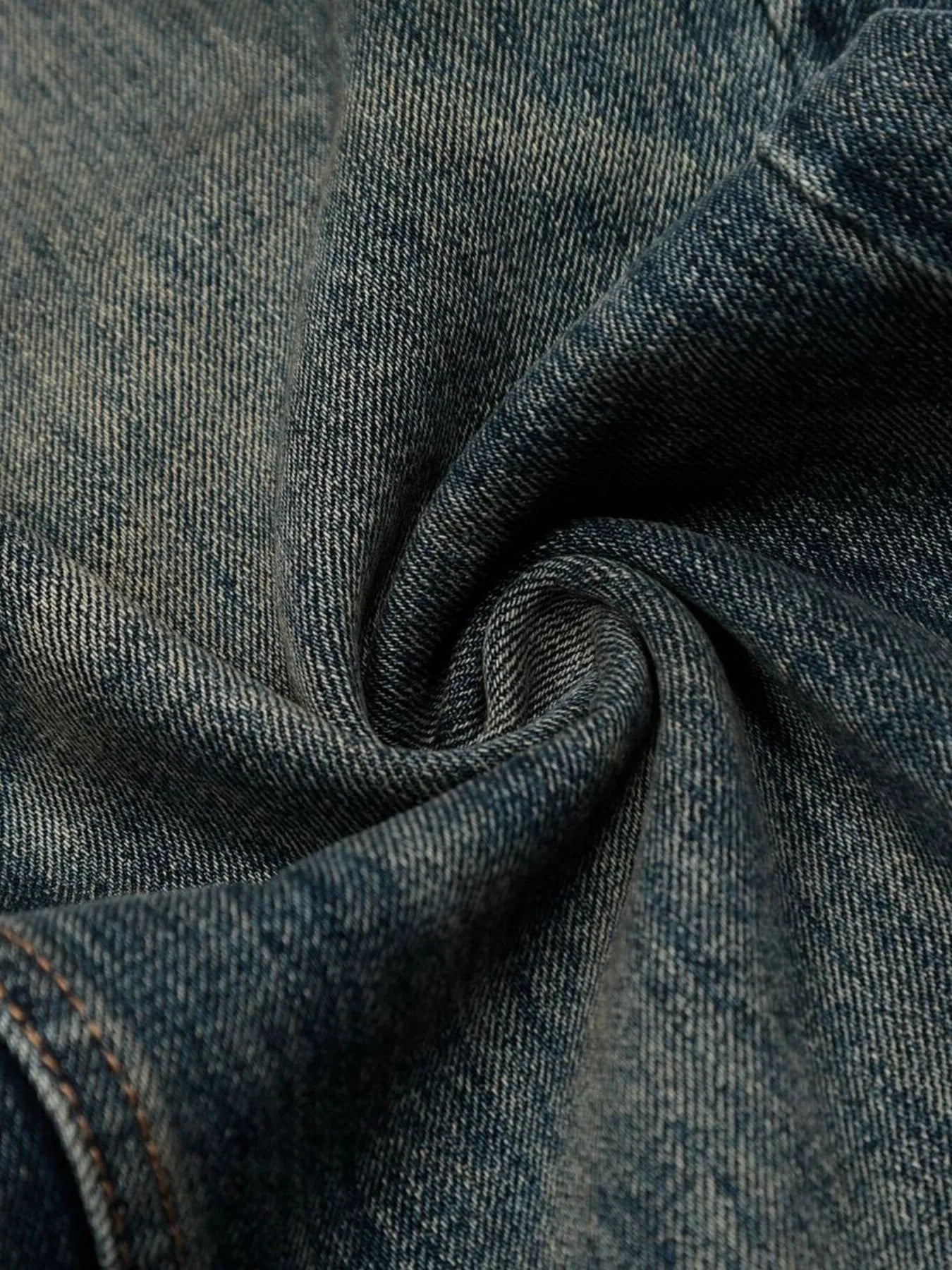 Men's Wash Wide Leg Jeans