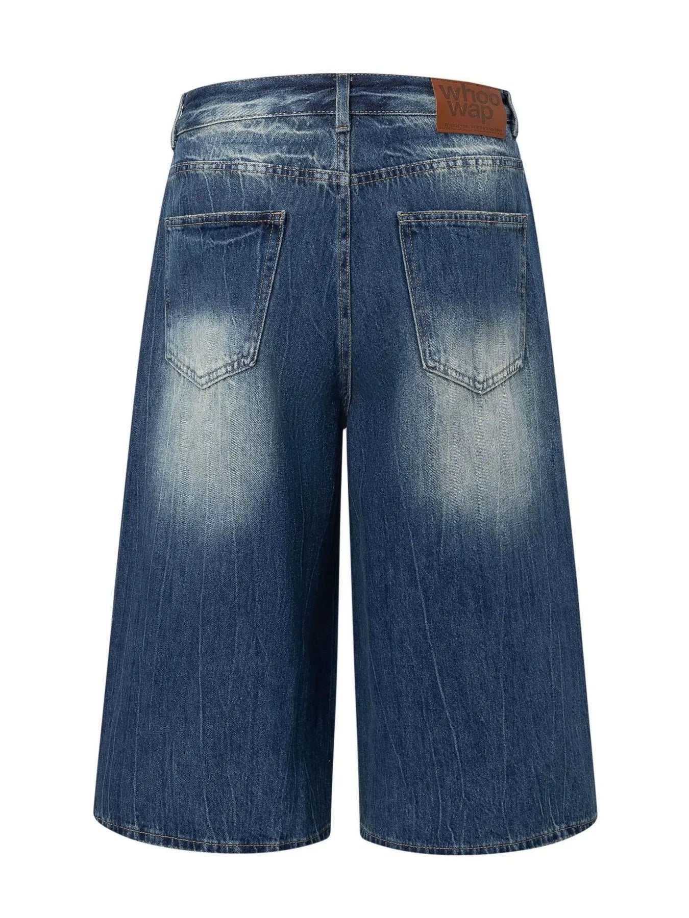 Men's Washed Denim Bermuda Shorts