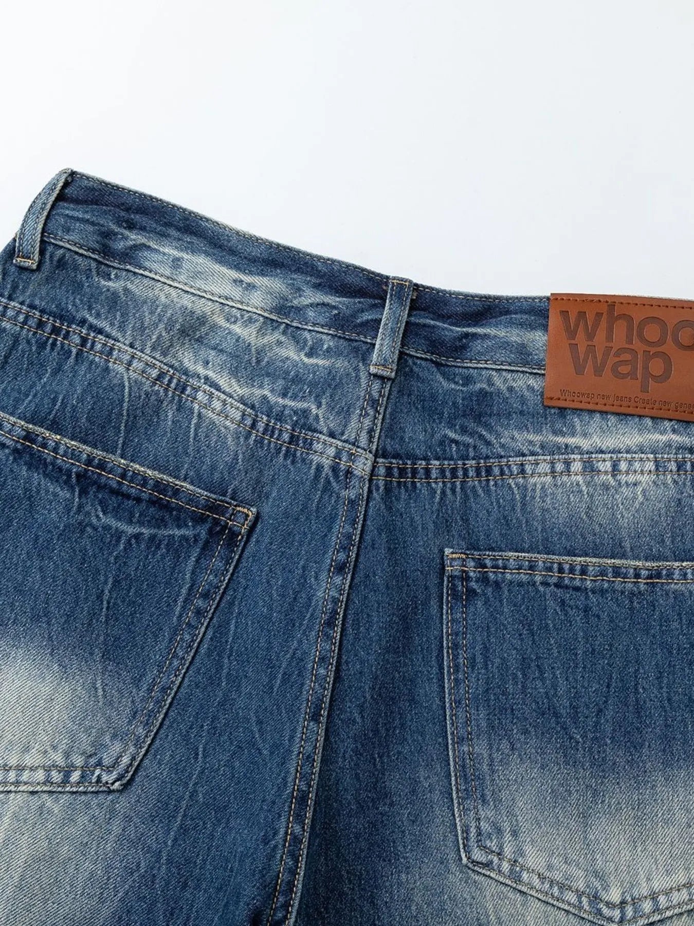 Men's Washed Denim Bermuda Shorts