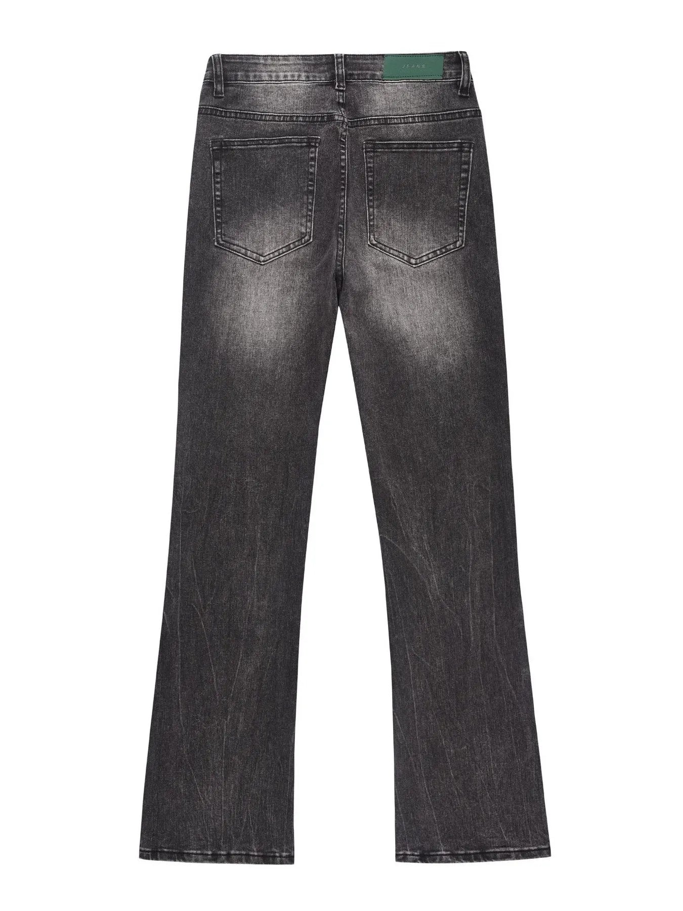 Men's Washed Straight-Leg Jeans