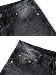 Men's Washed Wide Leg Baggy Jeans