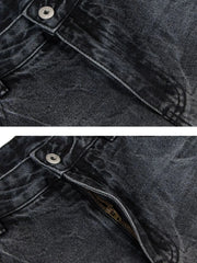 Men's Washed Wide Leg Baggy Jeans