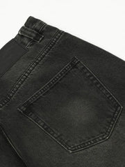Men's Washed Wide-Leg Baggy Jeans