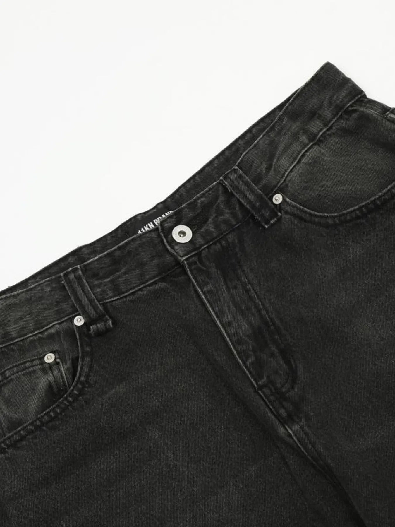 Men's Washed Wide-Leg Baggy Jeans