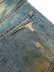 Men's Washed Wide Leg Jeans