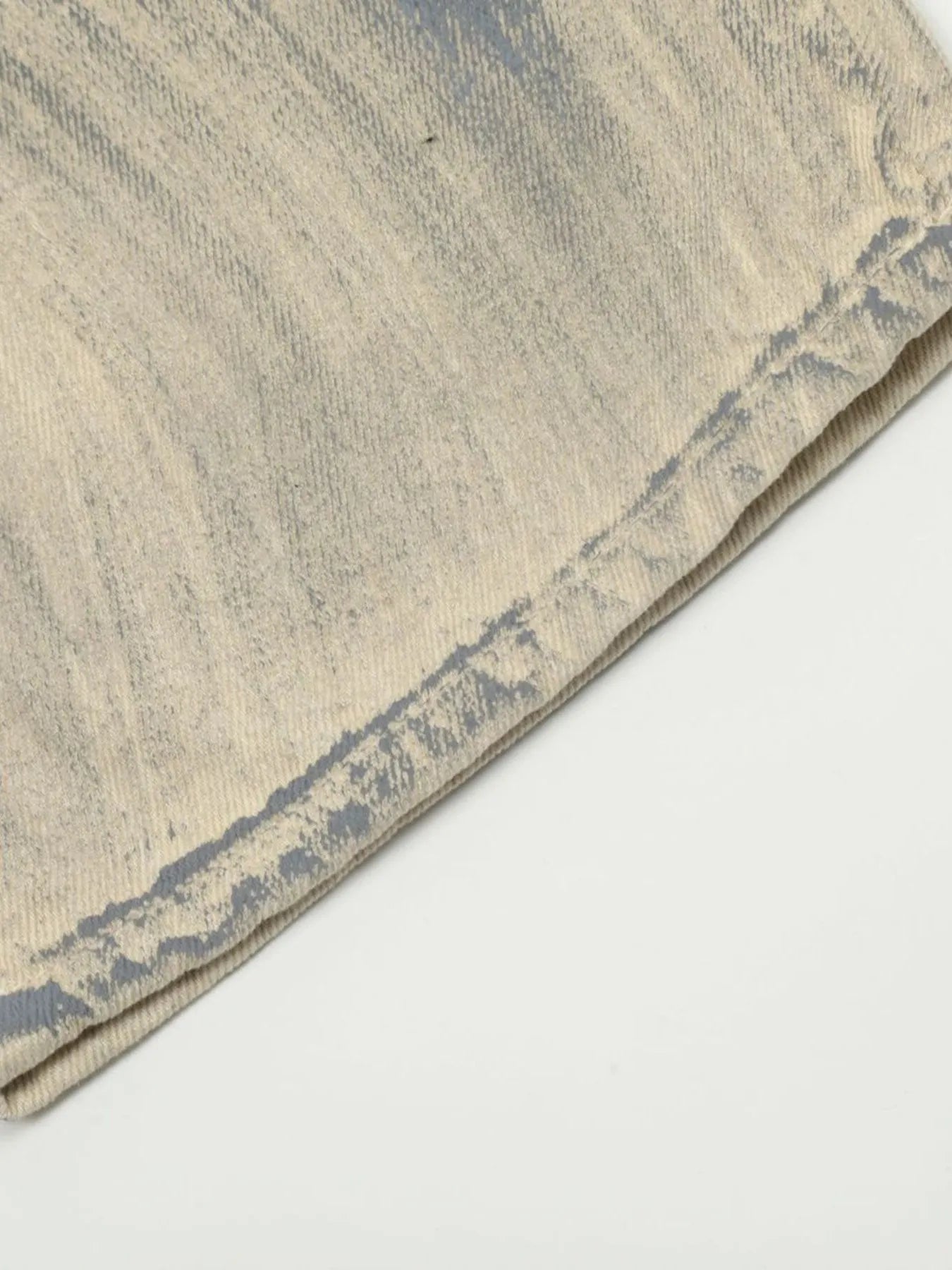 Men's Washed Wide Leg Jeans