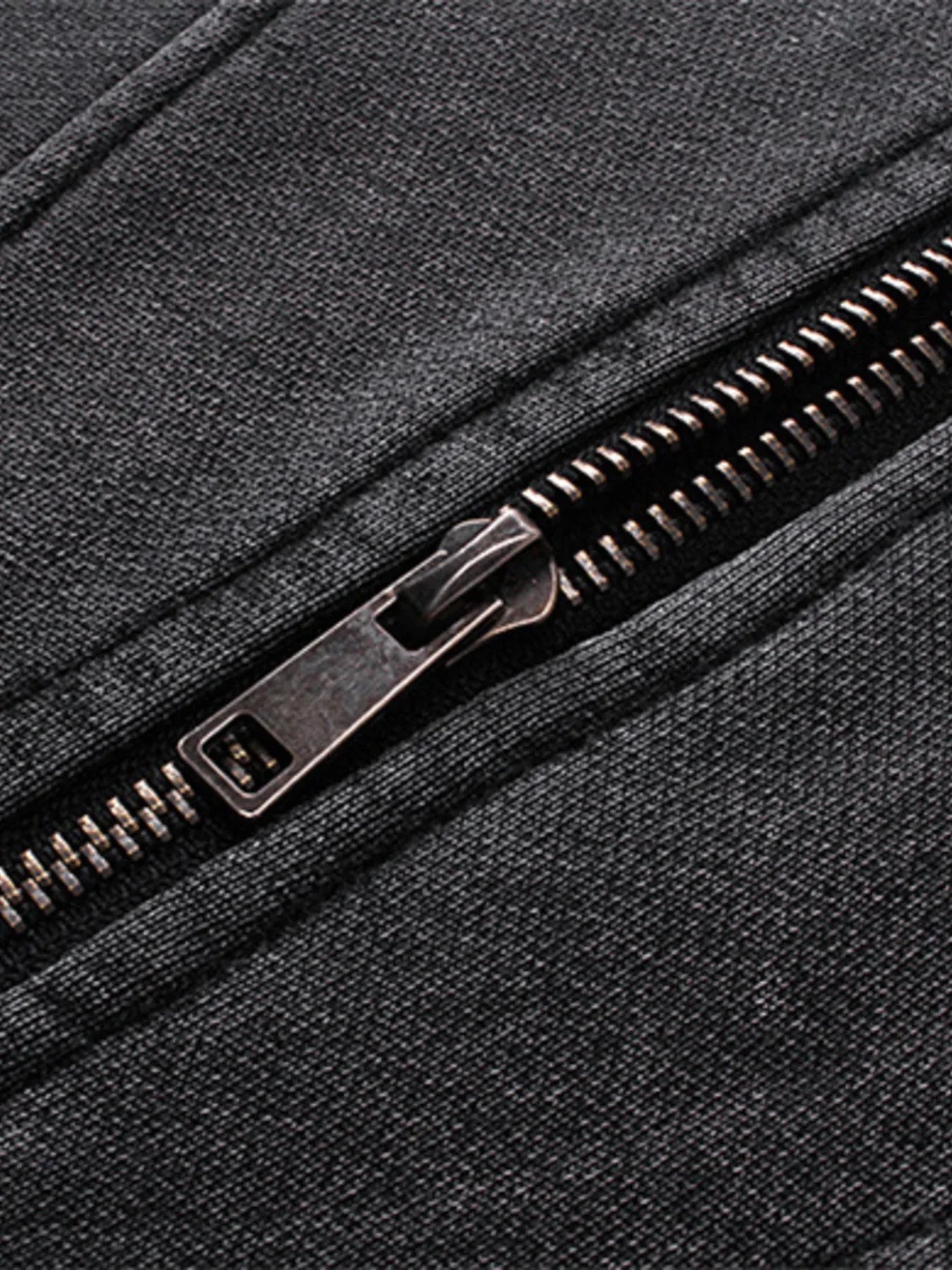 Men's Washed Zip Up Long Sleeve Hooded Jacket